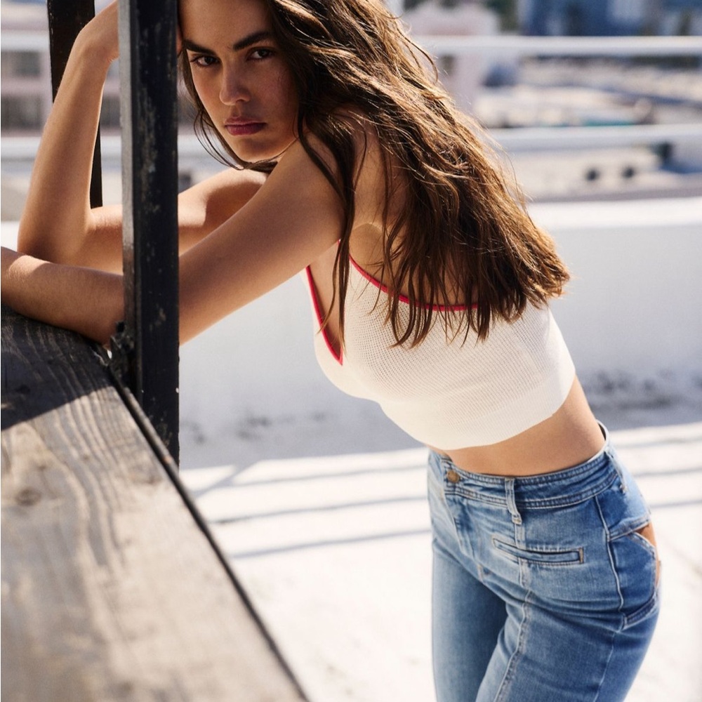 NWT free people knit halter top